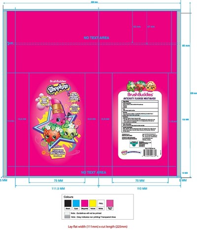 Label (Shopkins Mouthwash   Label)